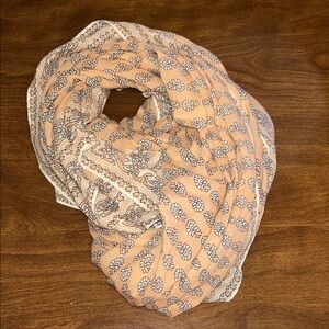 Madewell Beige Floral Scarf
